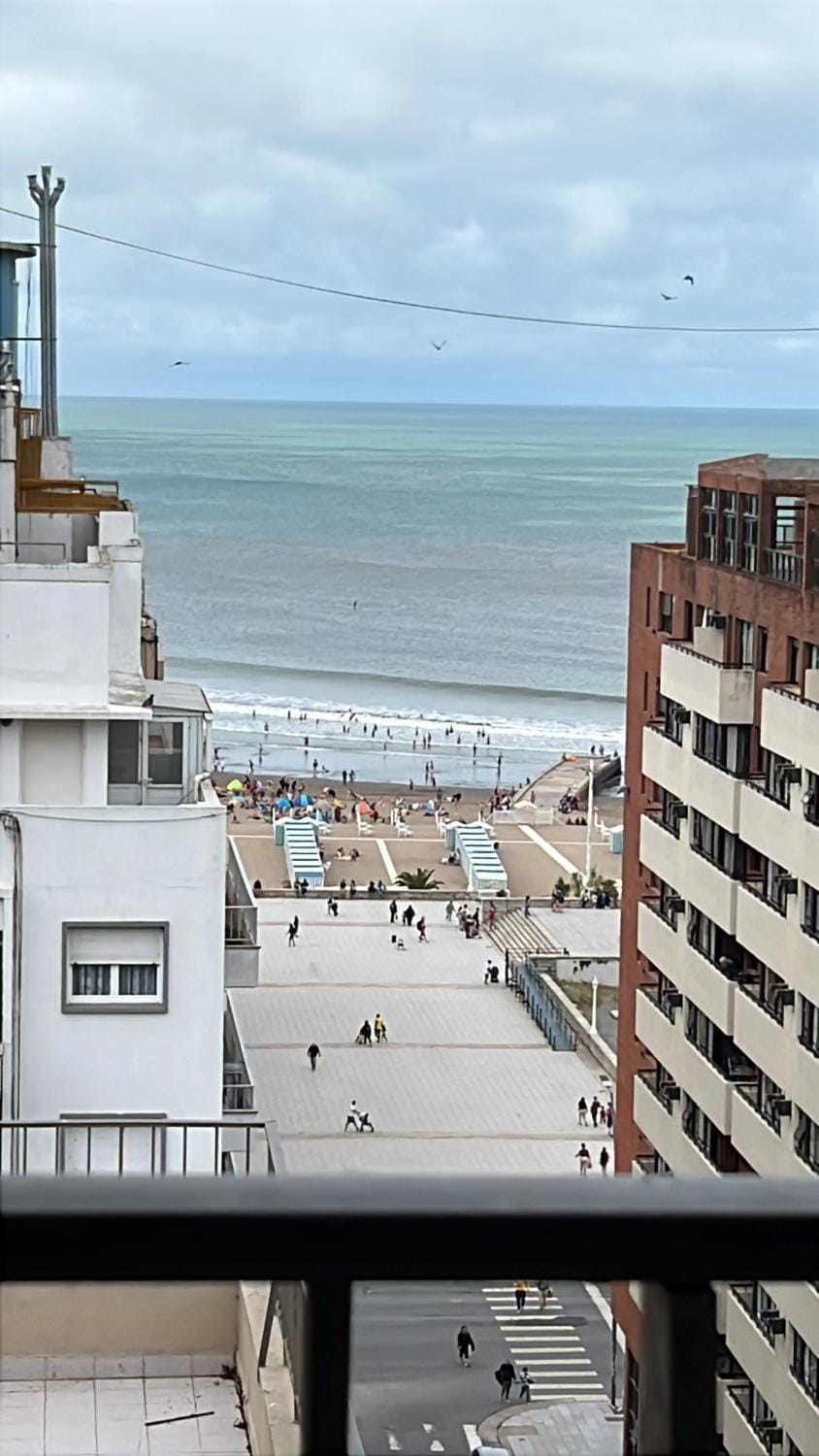 Day, Natural landscape, View (from property/room), Balcony/Terrace, Living room, Beach, Sea view