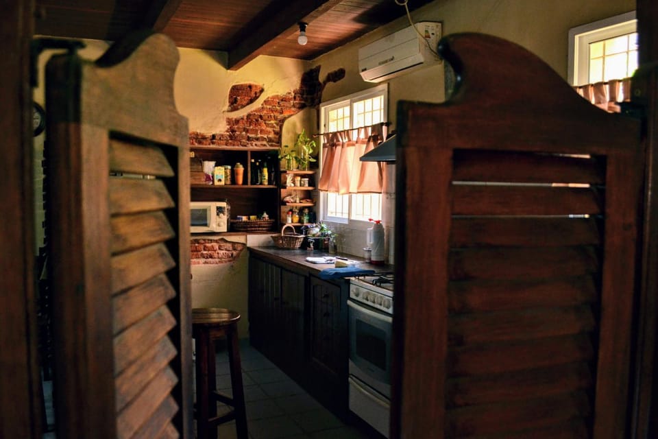 Kitchen or kitchenette, oven, pet friendly, stove, air conditioner