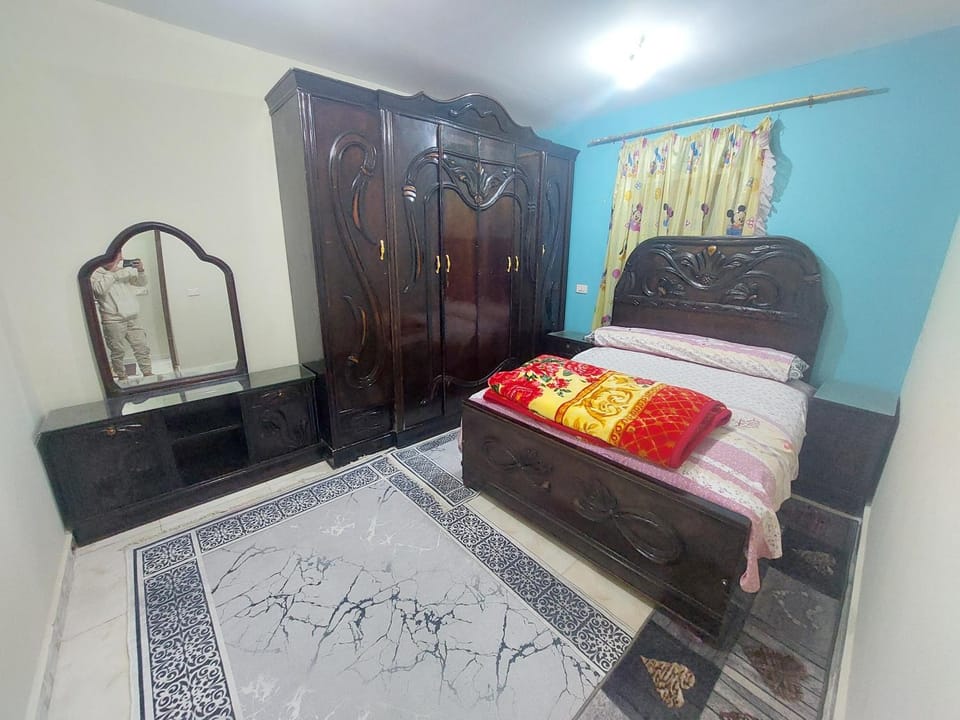 Bed, Photo of the whole room, Bedroom, wardrobe