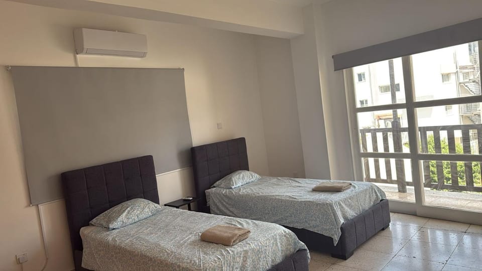 Bed, Balcony/Terrace, Bedroom, air conditioner