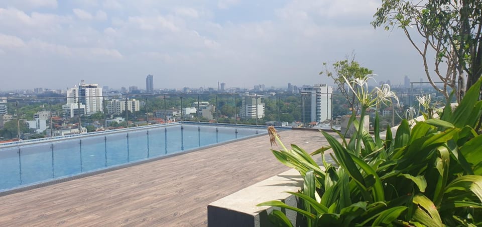 Property building, City view, Pool view, Swimming pool