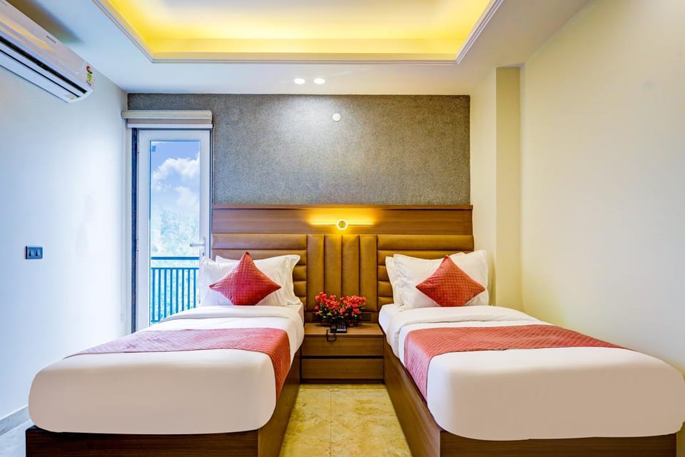 Bed, Bedroom, air conditioner