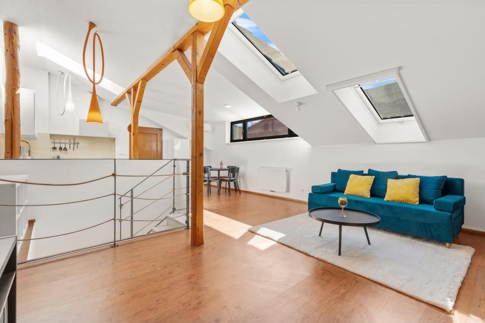 Kitchen or kitchenette, Living room, Seating area