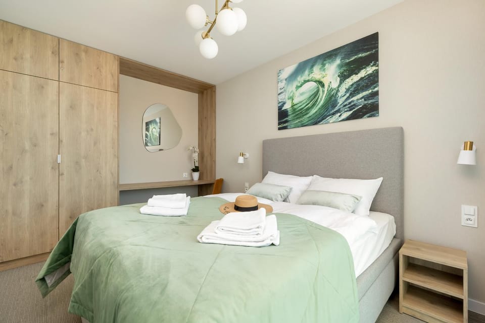 WHITEBLUE III Seaside Apartamenty ul Konopnickiej Kołobrzeg PARKING & SAUNA & FITNESS & BAWIALNIA DLA DZIECI & ROWEROWNIA- w cenie pobytu Apartment in West Pomeranian Voivodeship, Poland