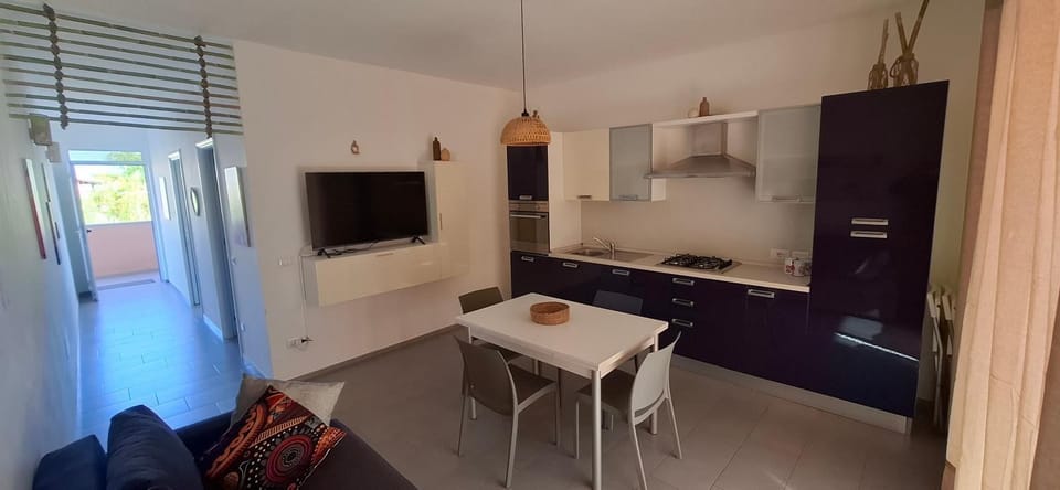 Living room, kitchen