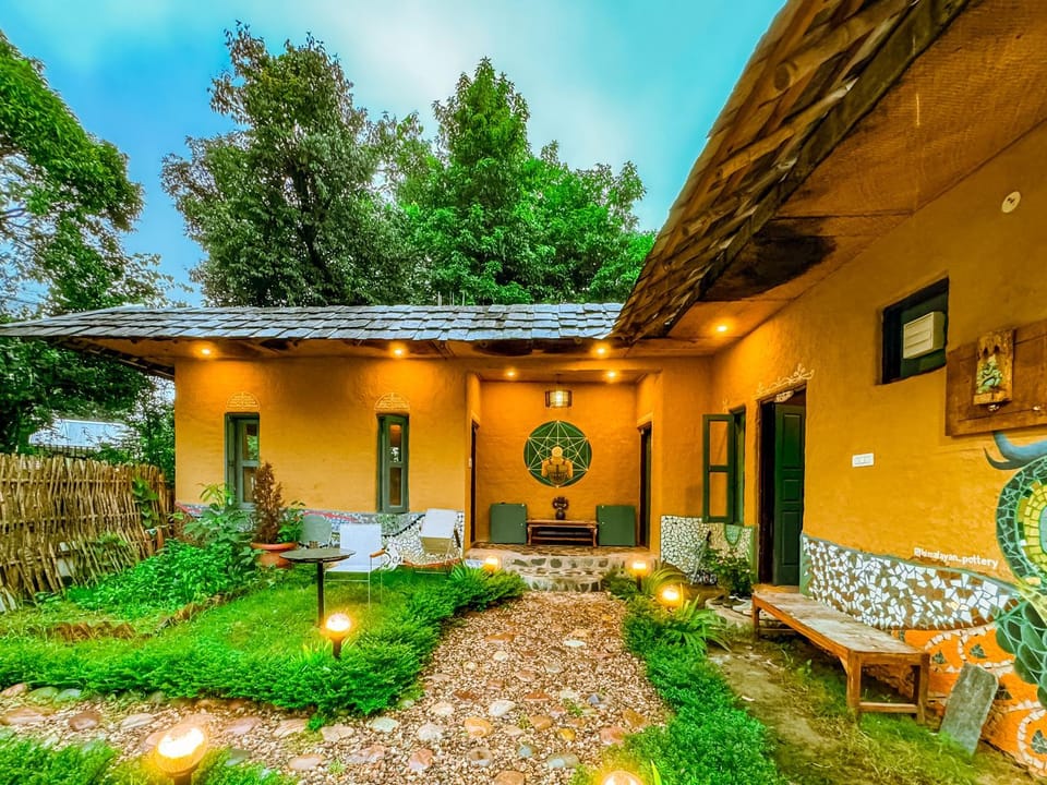 Property building, Garden view