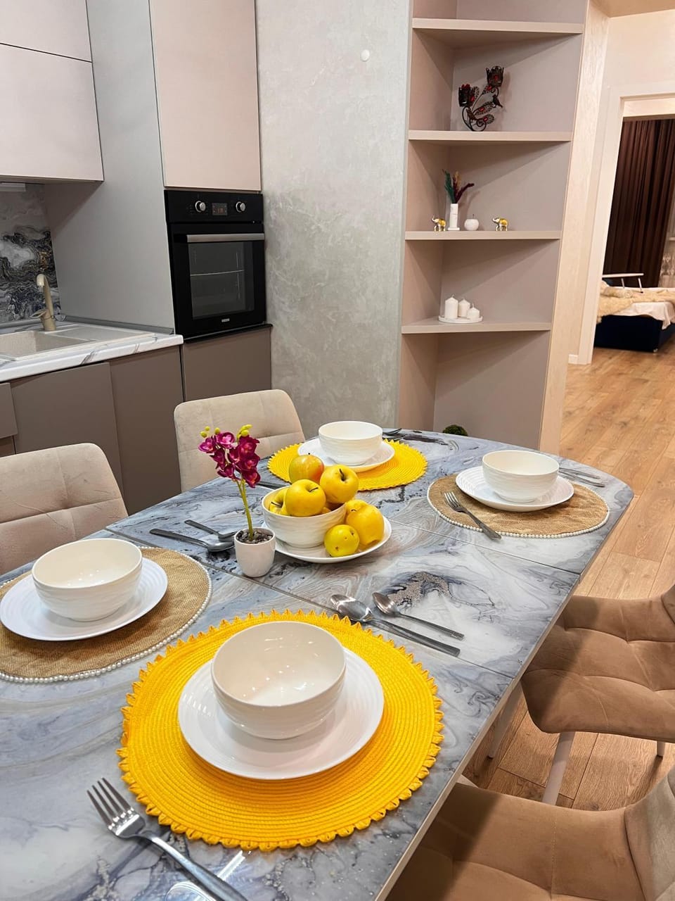3-х комнатная квартира Шикарным видом на Горы Apartment in Almaty