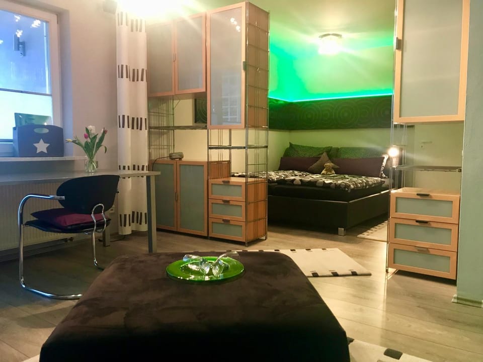 Living room, Seating area, Bedroom