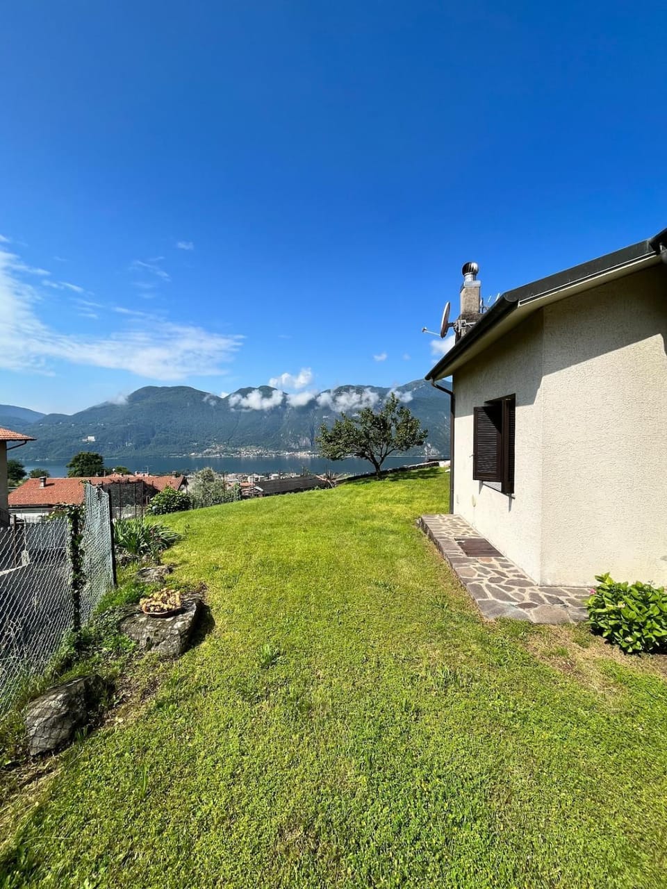 Natural landscape, Garden, Mountain view