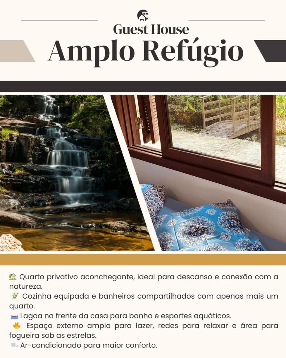 Amplo Refúgio - Diárias e Guest House - Beira da Lagoa House in Florianopolis