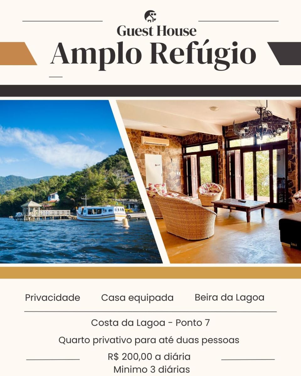 Amplo Refúgio - Diárias e Guest House - Beira da Lagoa House in Florianopolis