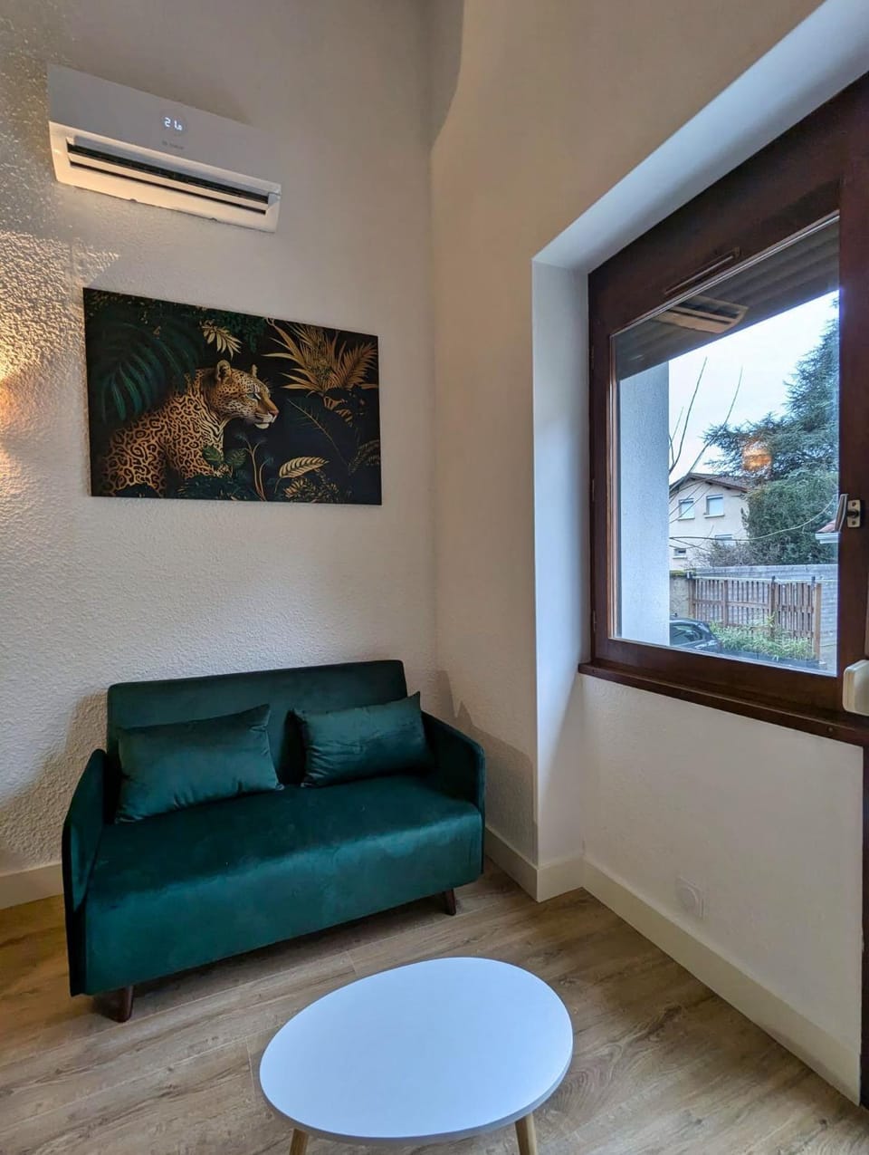 Living room, air conditioner