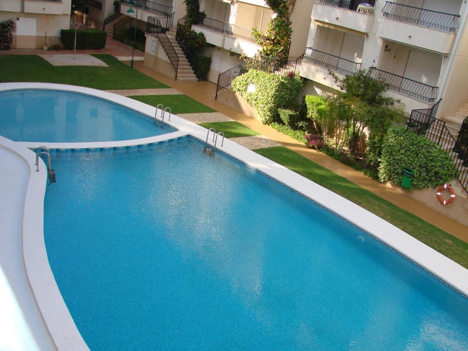 Property building, Day, Garden, Garden view, Pool view, Swimming pool