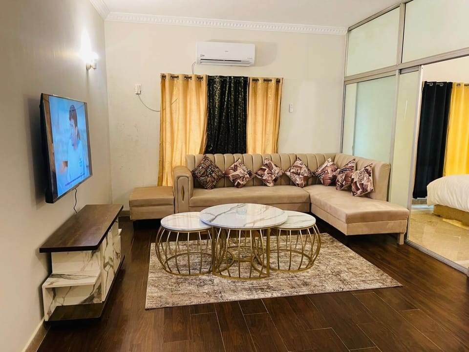 F-10 stylish studio apartment 1 bed dd tv lounge kitchen furnished Apartment in Islamabad Capital Territory