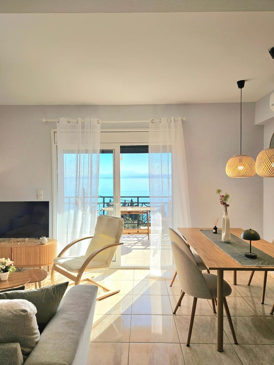 Ionelia Seaview Apartment at Barbati Apartment in Corfu, Greece