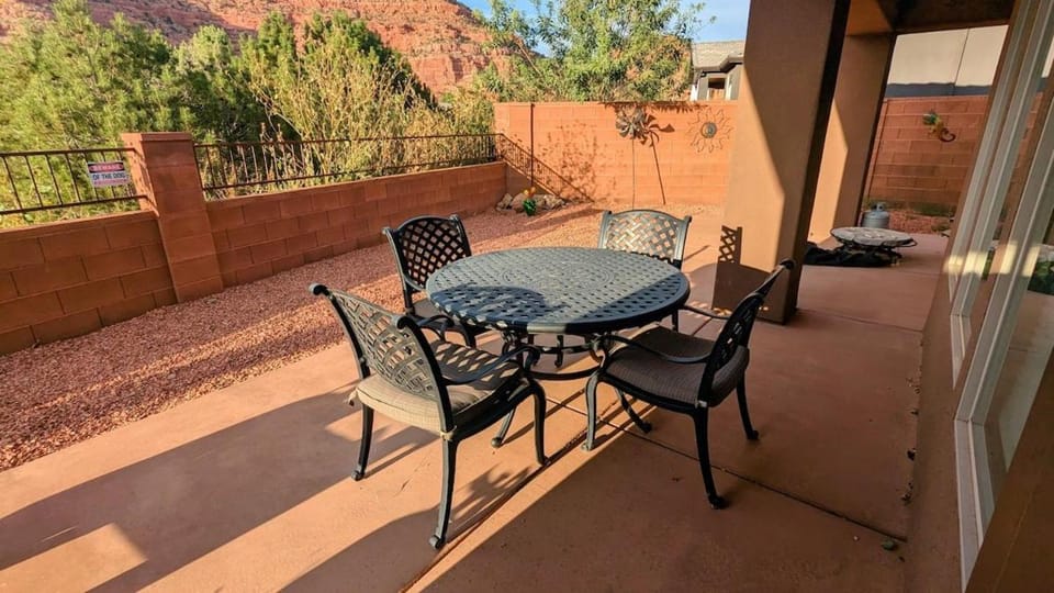 Patio, View (from property/room), Seating area, Dining area