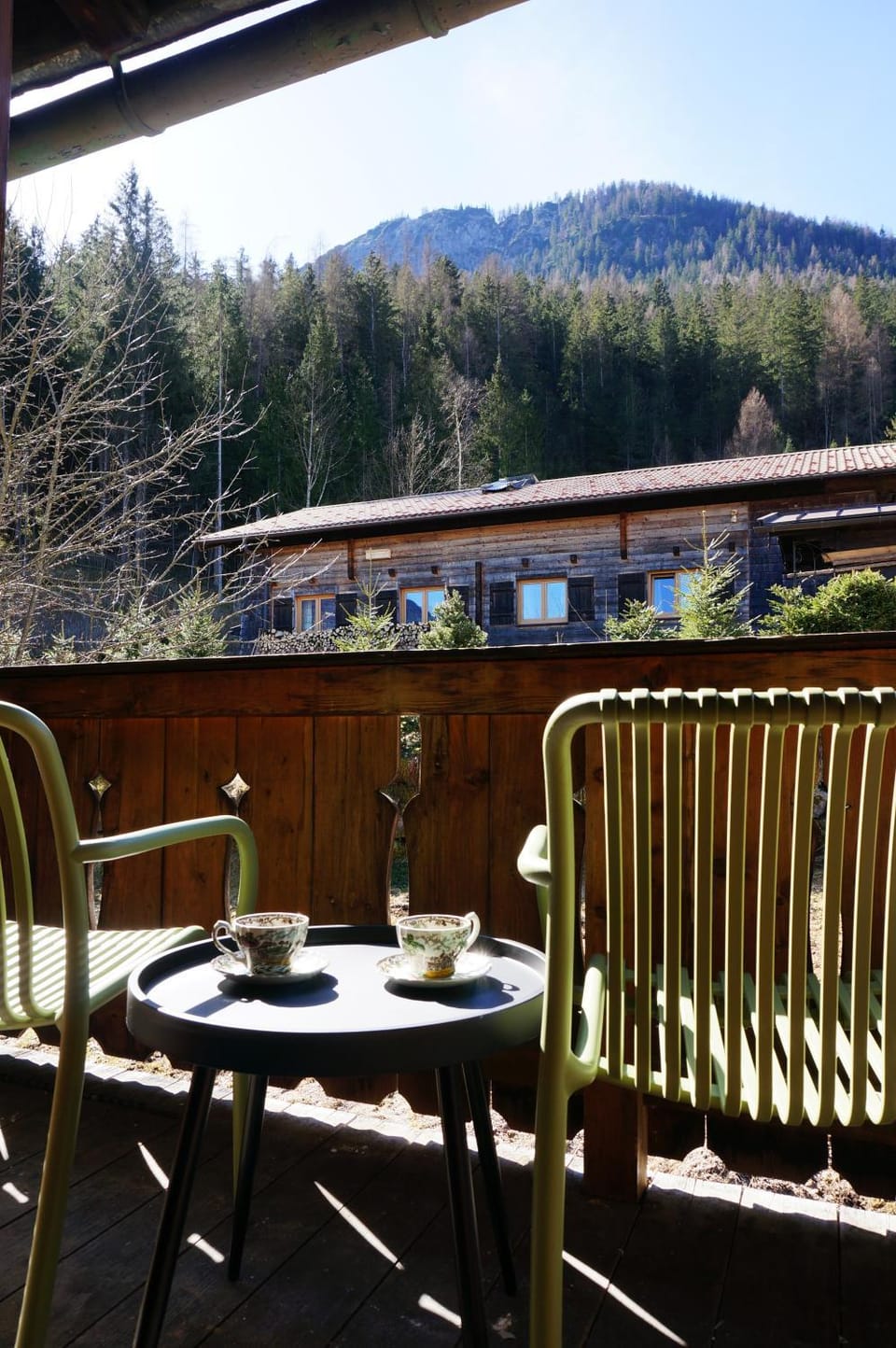 View (from property/room), Balcony/Terrace, Mountain view, sunbed