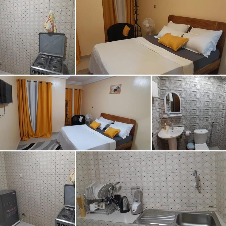 Bedroom-Simple and Comfortable-Colobane, Dakar Apartment in Dakar