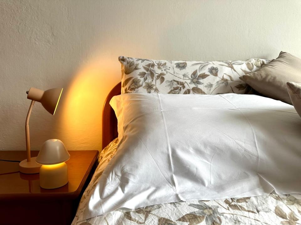 Bed, Photo of the whole room, Bedroom, Garden view, wardrobe