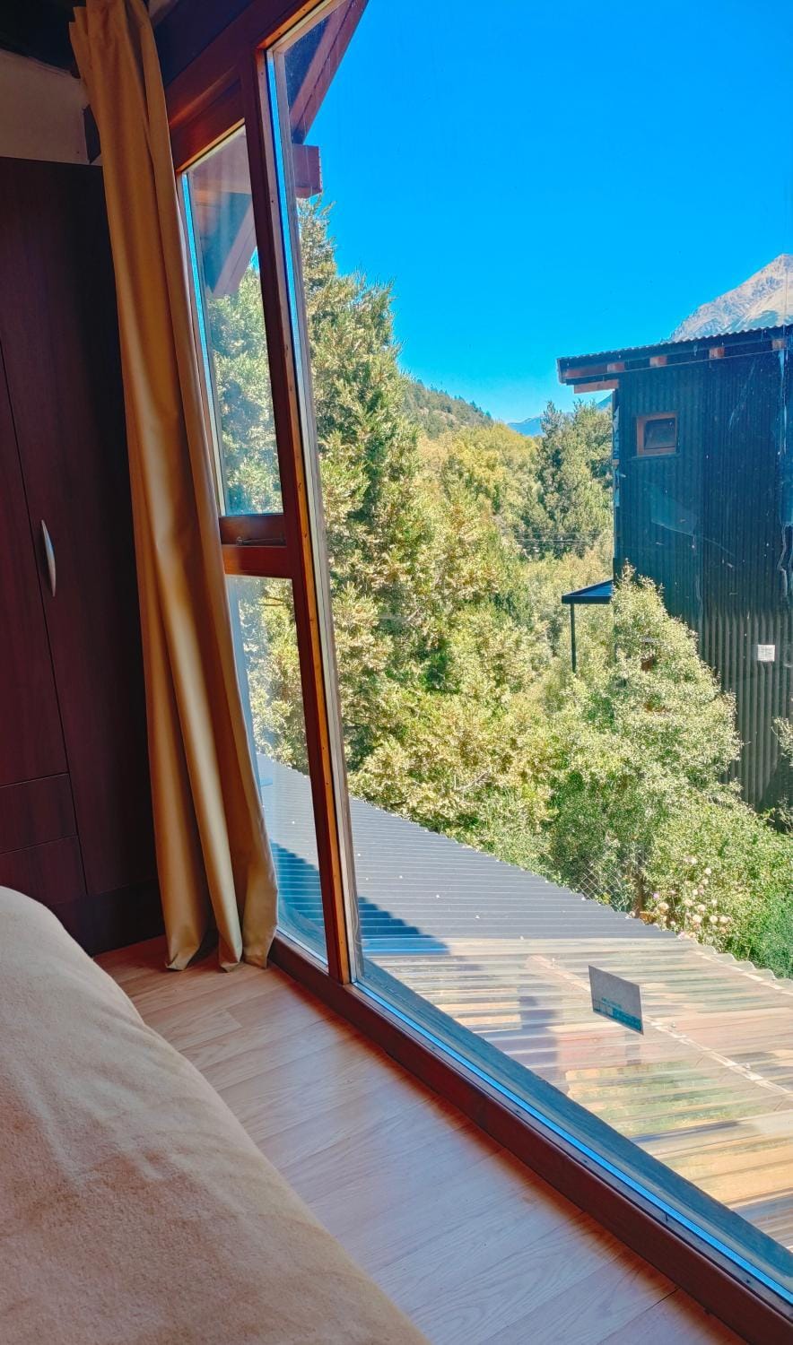 Bed, Day, Natural landscape, Bird's eye view, View (from property/room), Photo of the whole room, Bedroom