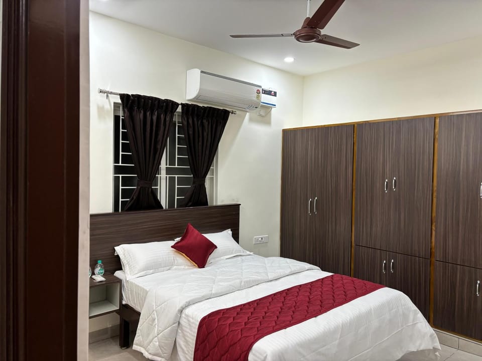 Bedroom, air conditioner