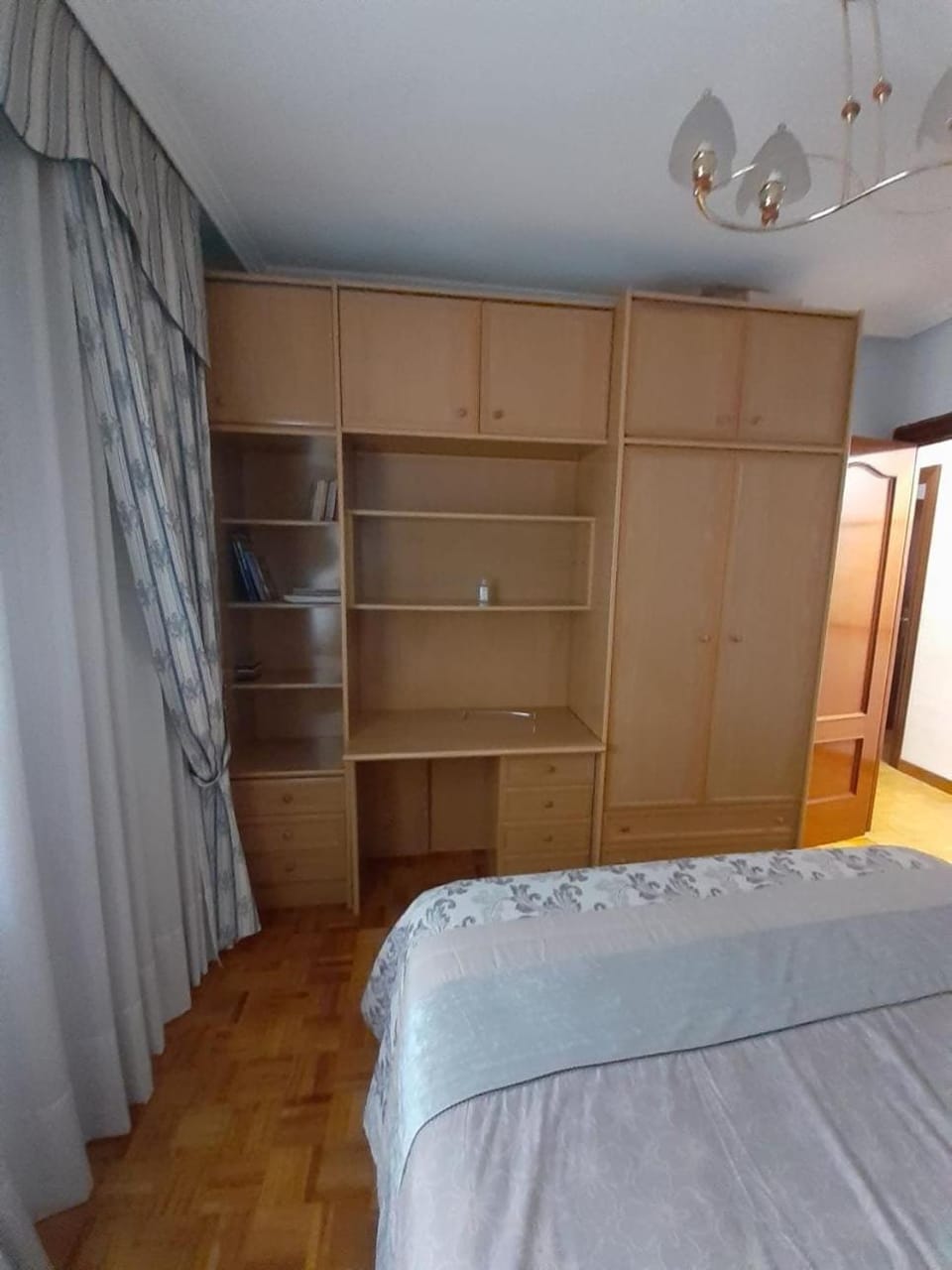 Bed, Photo of the whole room, Bedroom, wardrobe