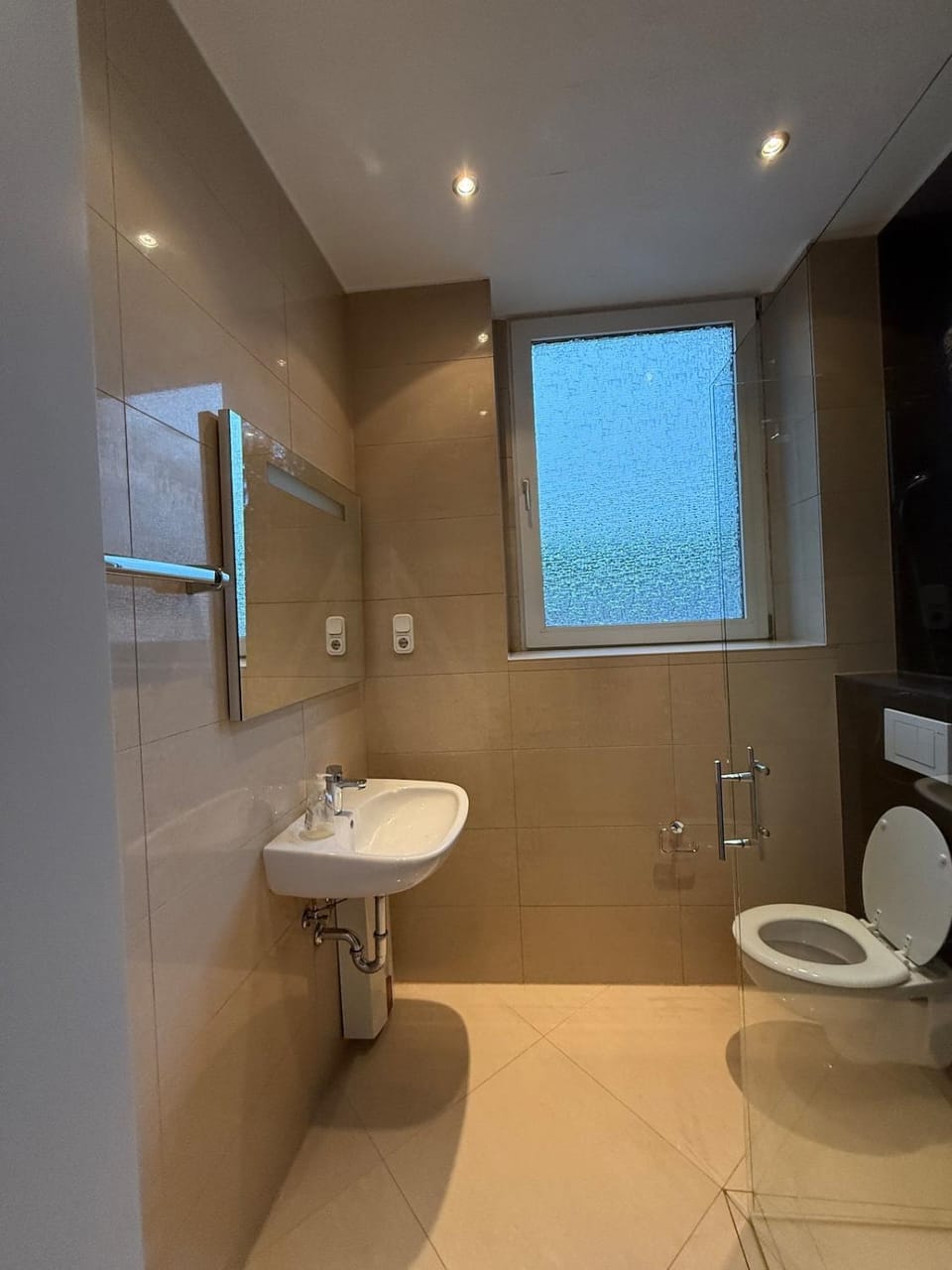 Shower, Toilet, towels