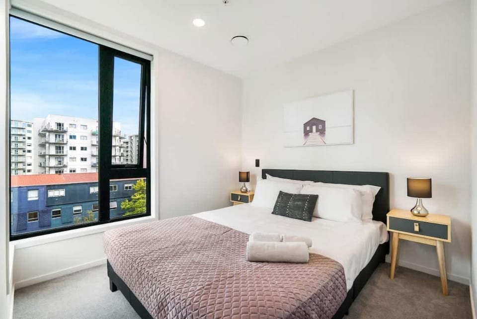 Cozy Aircon Studio Nearby Skytower - Pool Sauna Gym Apartment in Auckland