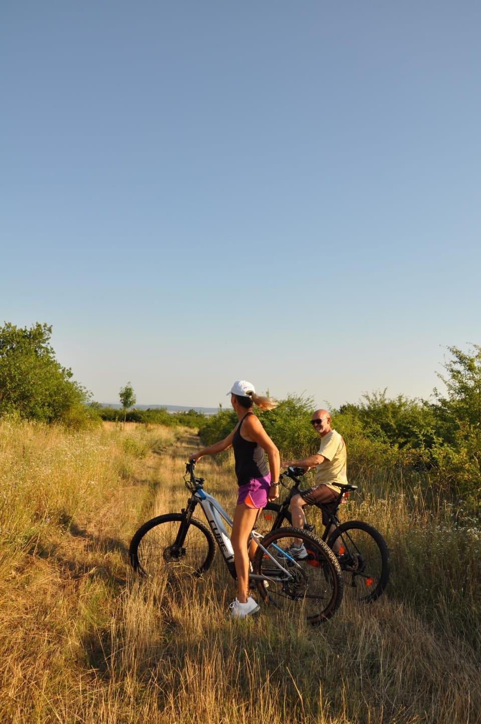 People, Natural landscape, Cycling, group of guests