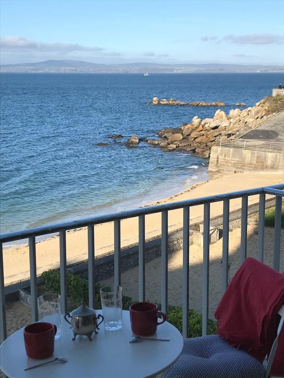 Natural landscape, Balcony/Terrace, Beach, Sea view