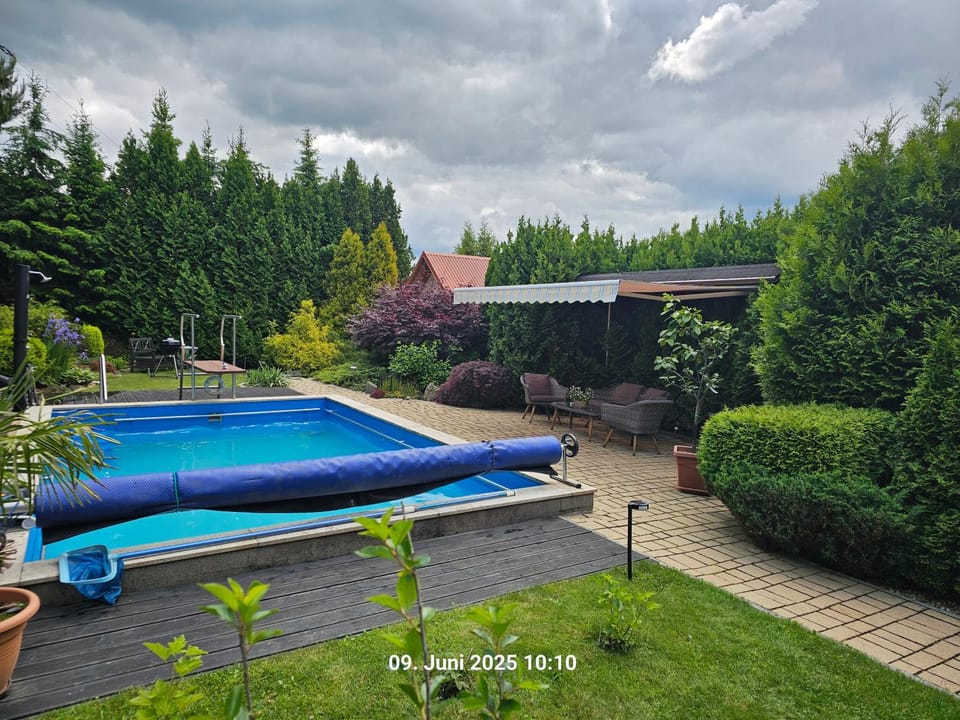 Spring, Day, Garden, Garden view, Pool view, Swimming pool