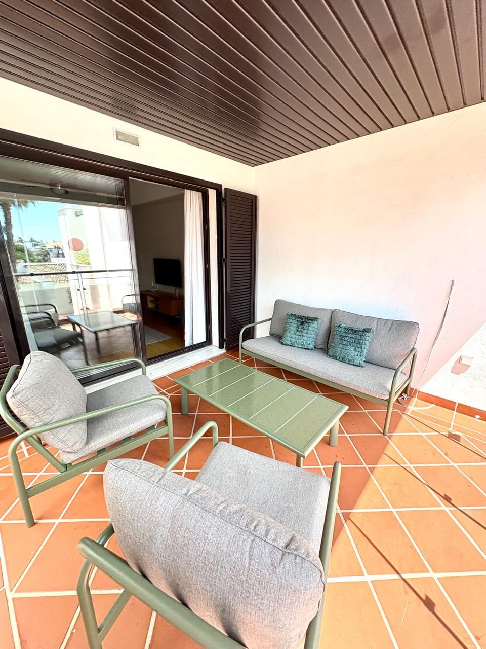 View (from property/room), Balcony/Terrace, Living room, Dining area