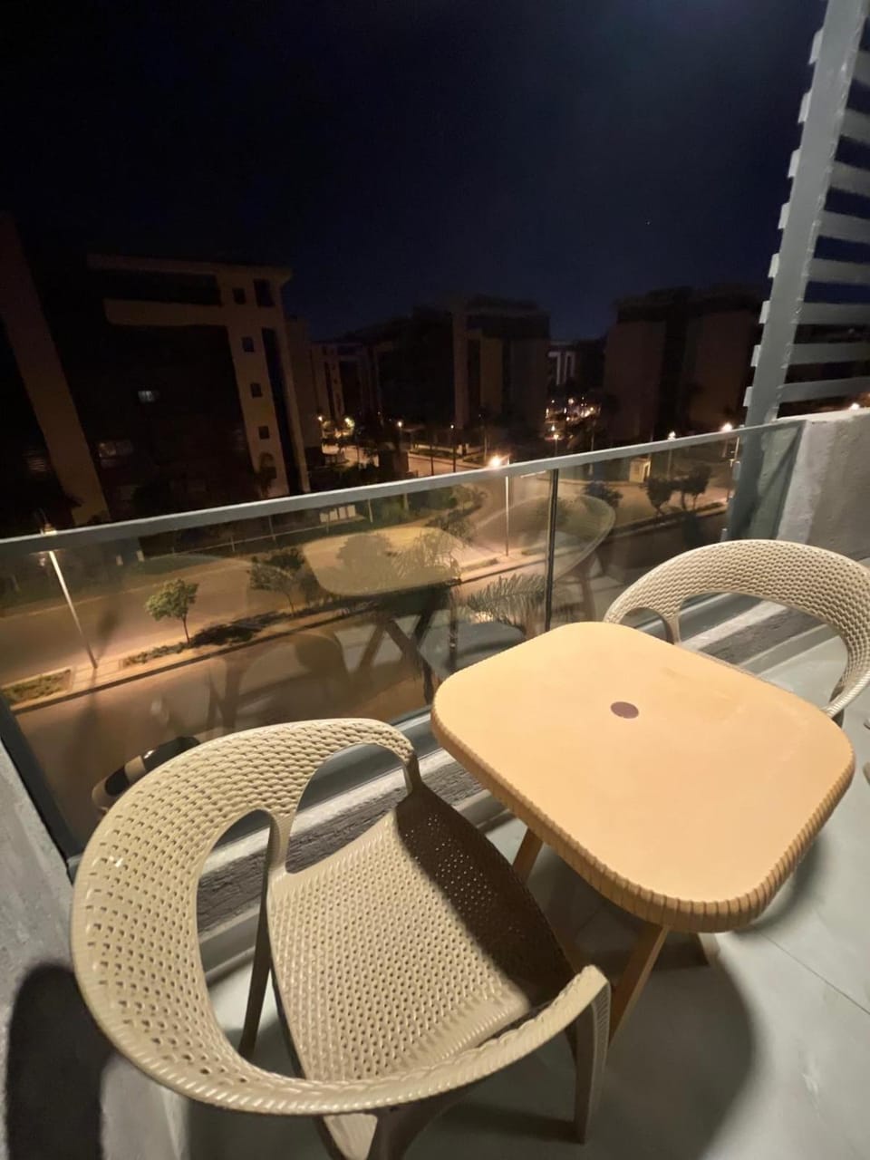 Night, View (from property/room), Balcony/Terrace, Balcony/Terrace