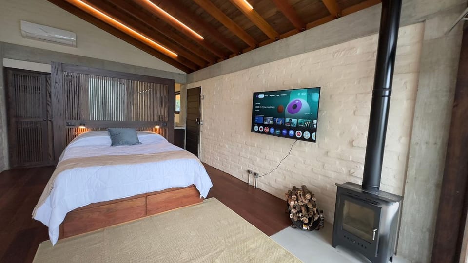 Chalé Manacá com vista e pôr do sol Chalet in State of São Paulo