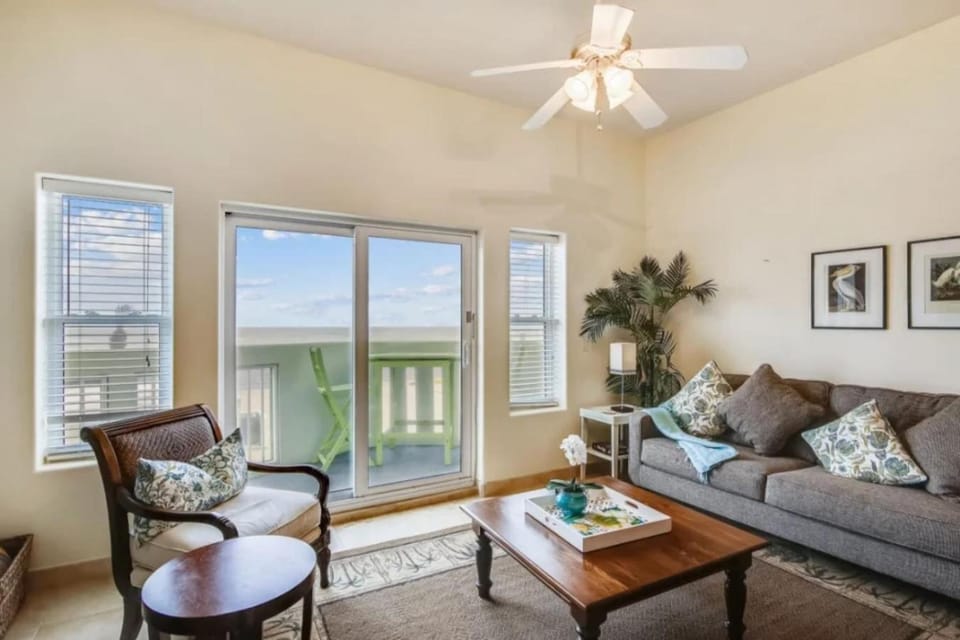 Living room, Seating area, Sea view