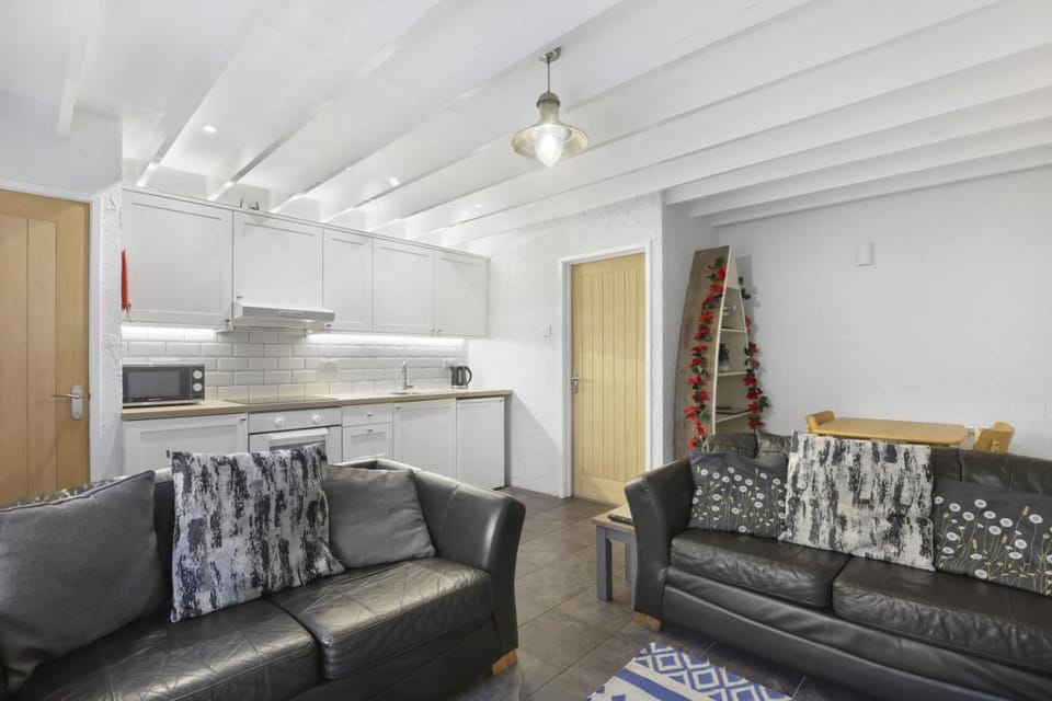 Kitchen or kitchenette, Living room, Seating area, Dining area, pet friendly, stove