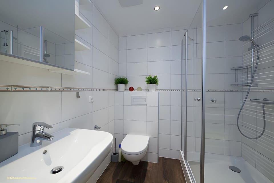 Bathroom, Living room