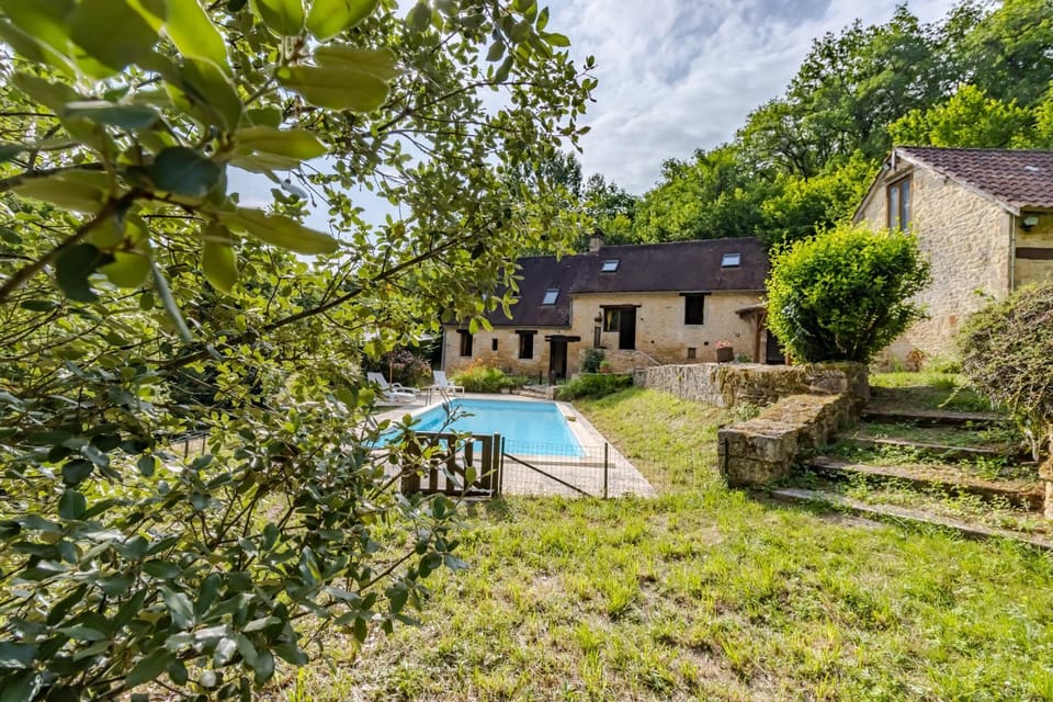 Property building, Living room, Swimming pool