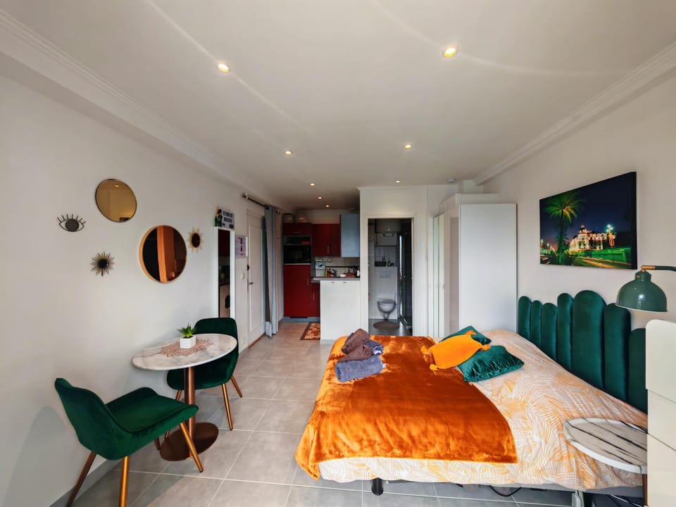 Studio Beach Apartment in Villeneuve-Loubet