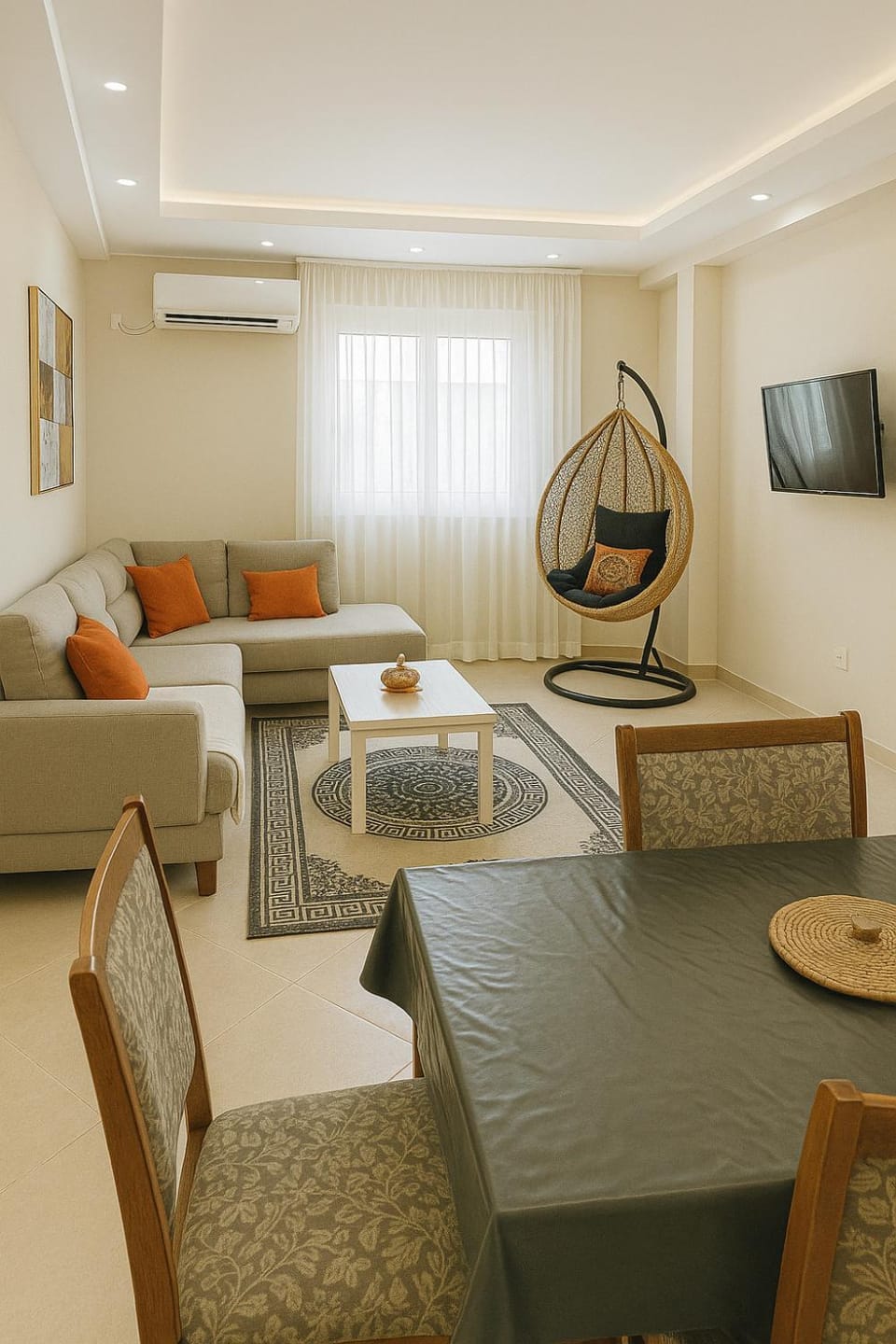 Superbe Etage Villa avec balcon, BBQ Apartment in Algiers [El Djazaïr]