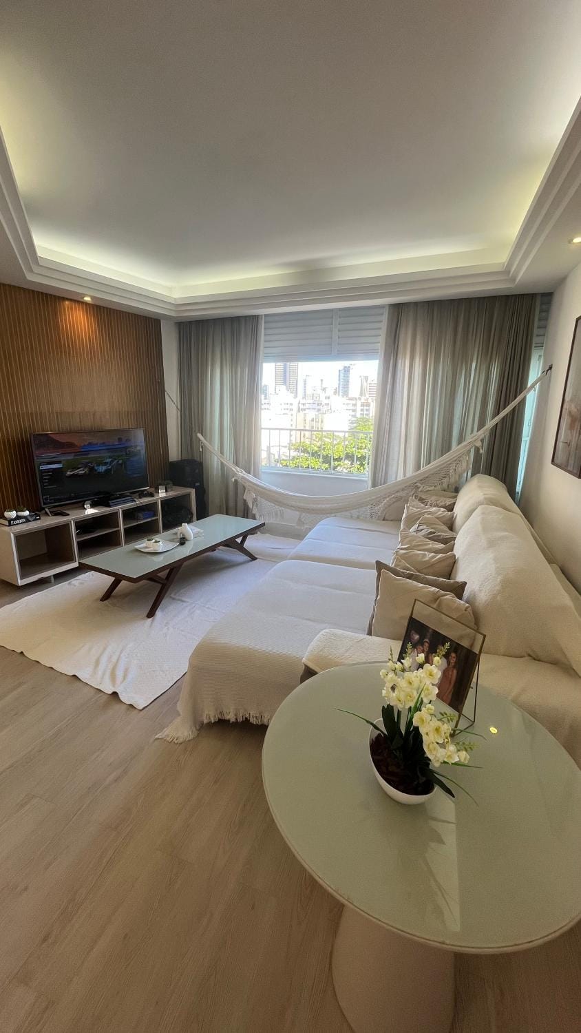 Apartamento grande Prox ao Circuito Barra-Ondina e Praia Carnaval Salvador 8 pessoas Apartment in Salvador