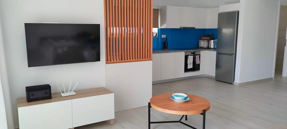 Living room, kitchen