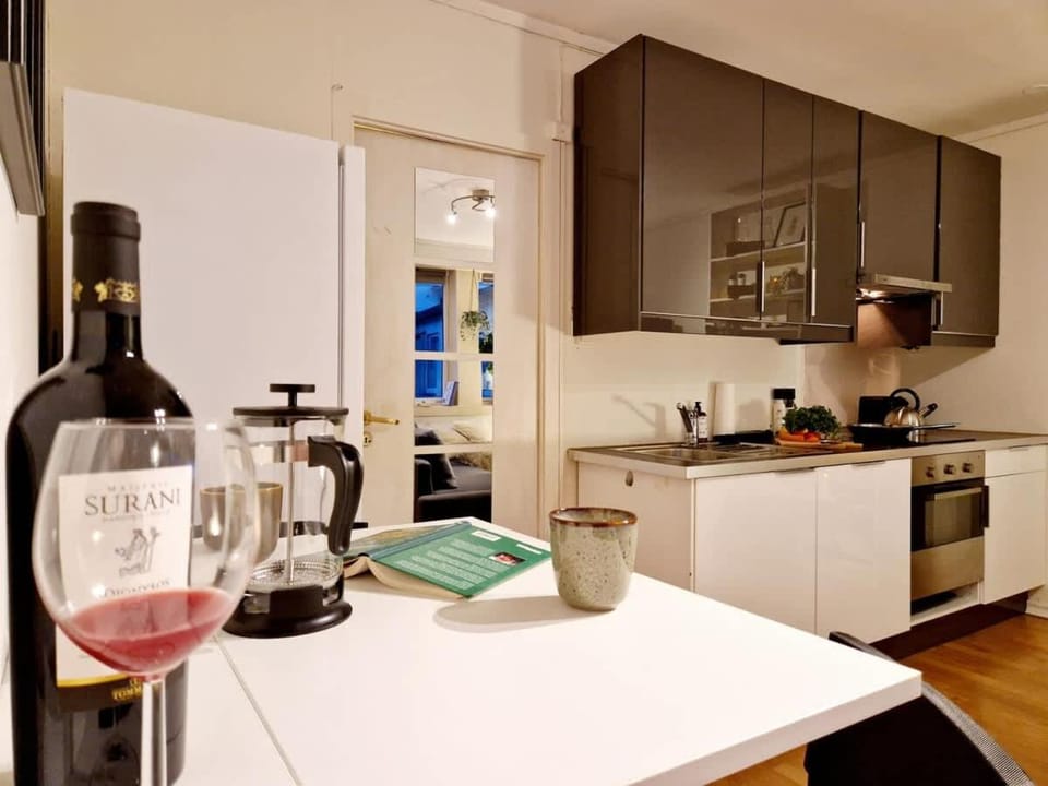 Cozy condo near Bryggen Full kitchen Elevator House in Bergen