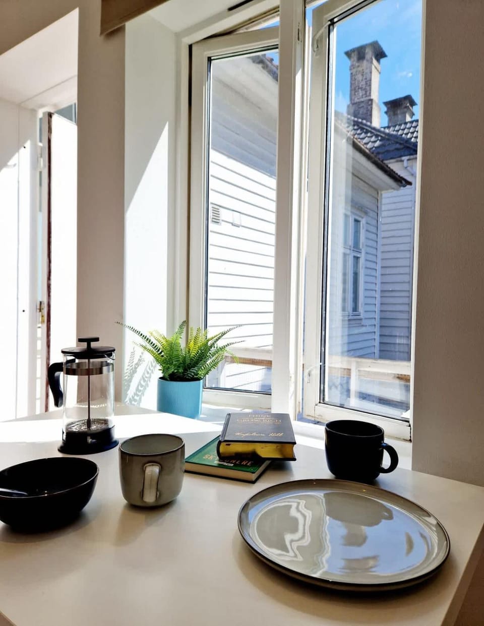 City center Terrace in quiet backyard - Stylish House in Bergen