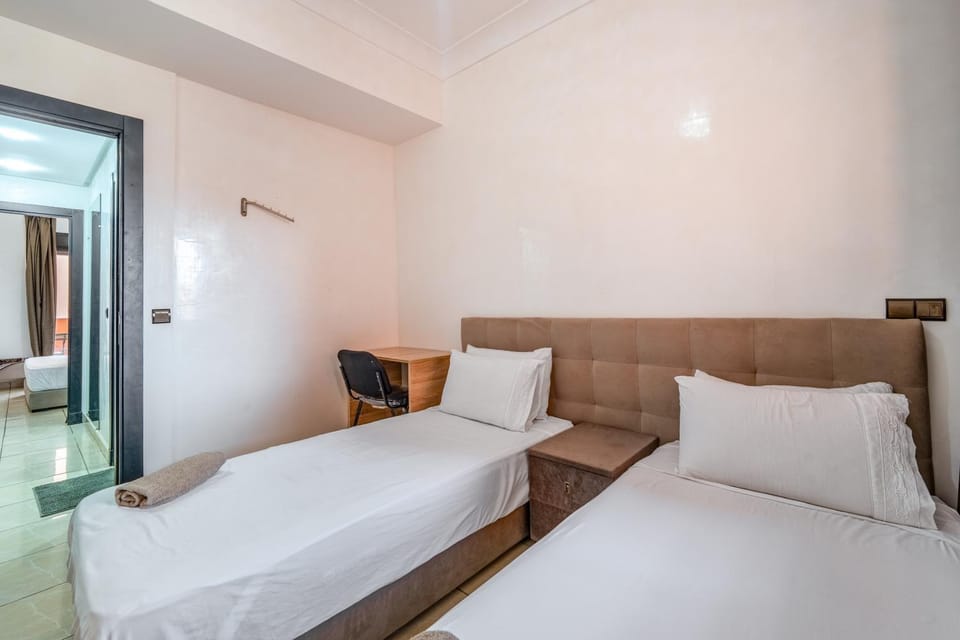 Luxury Residence with 2 Terraces Pool and Garden View Security and Self Check-in Apartment in Marrakesh