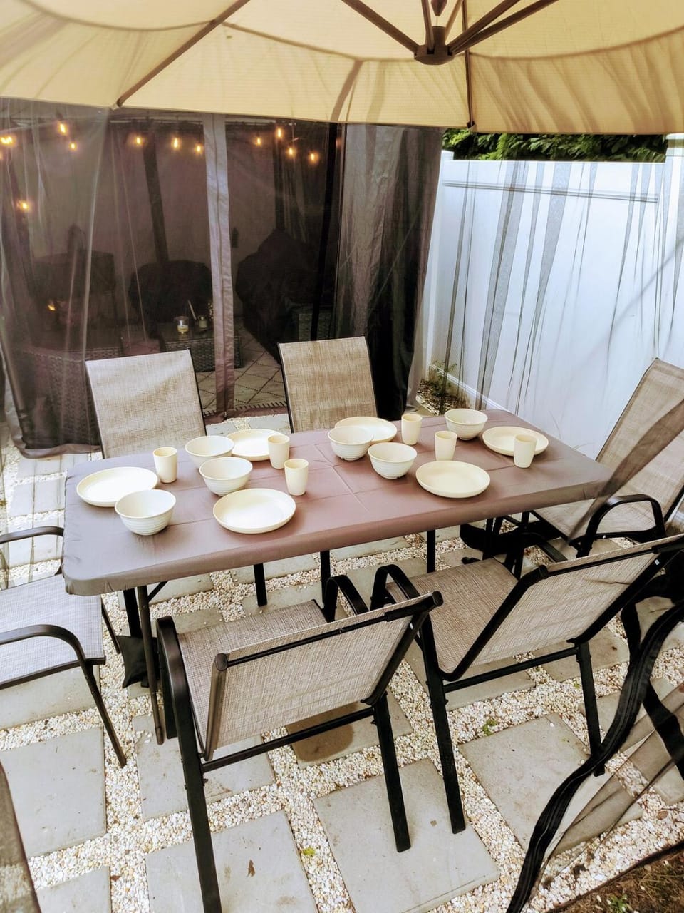 Patio, Seating area, Dining area