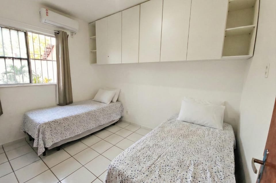Bed, locker, air conditioner