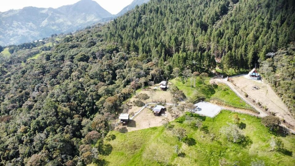 Spring, Day, Neighbourhood, Natural landscape, Bird's eye view, Mountain view
