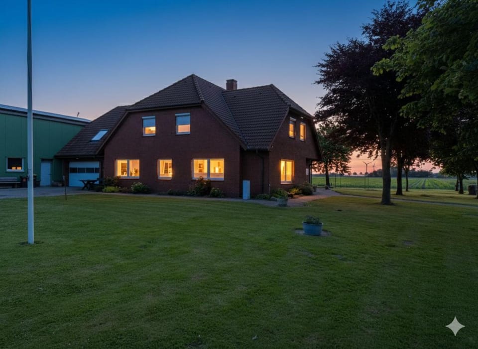 Property building, Sunset