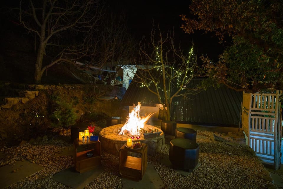 Night, BBQ facilities, Garden, Garden view